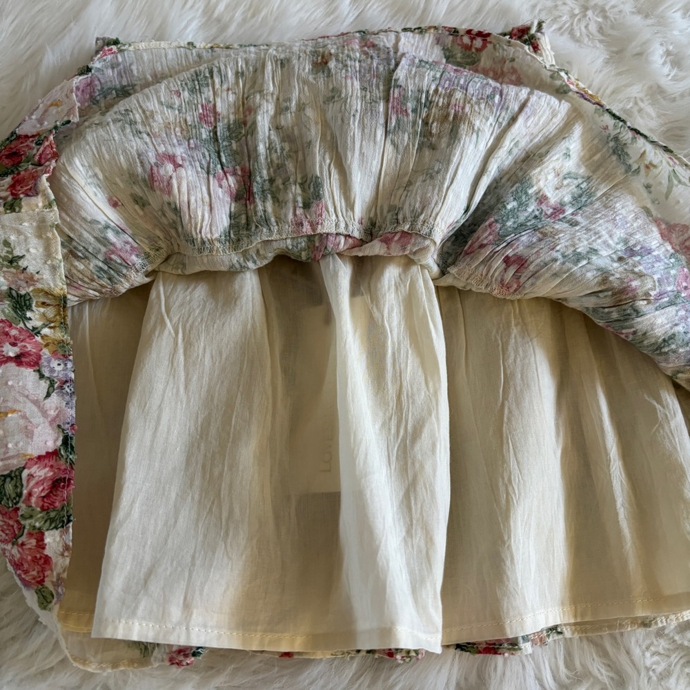 NWT LoveShackFancy Agnessa Skirt Shining Gemstone XS - Picture 7 of 13